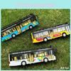 Sightseeing Simulation City Bus Model Toy With Sound And Functions Light