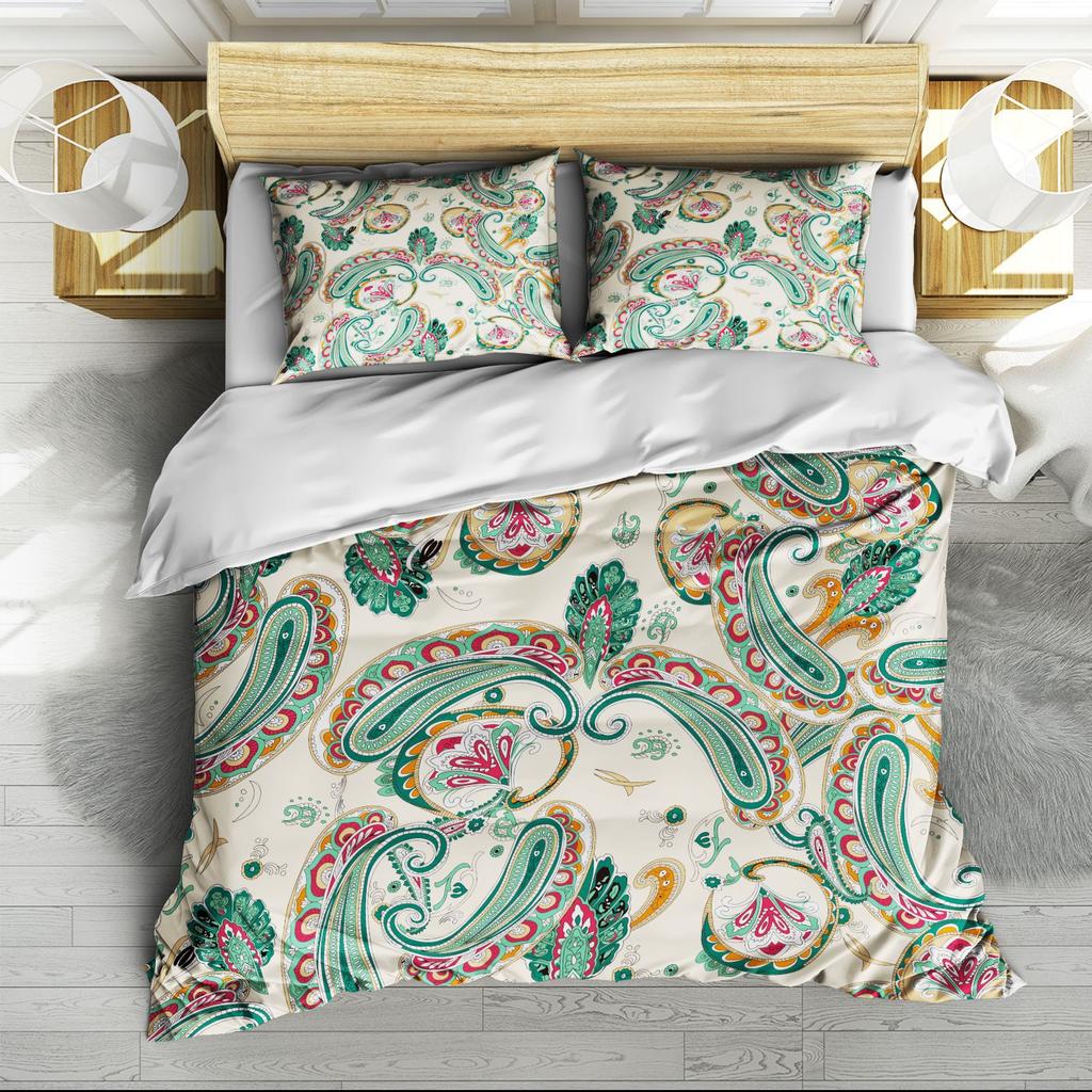 3D Digital Printing Abrasive Bedding Four-Piece Set Three-Piece Set Bed Sheet Quilt Cover Pillowcase