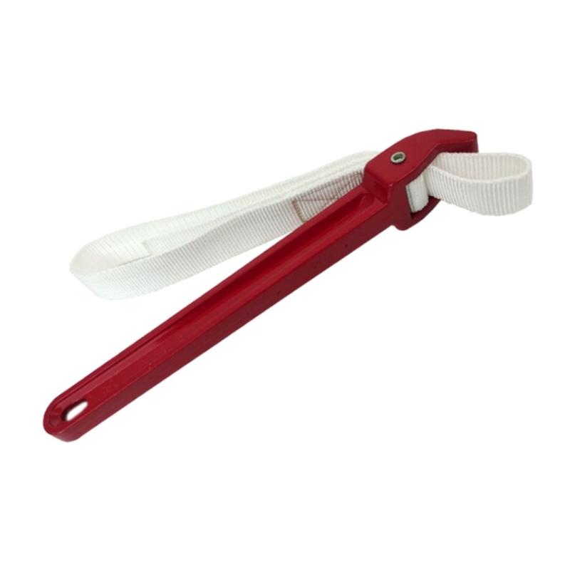 12in Oil Filter Handle Belt Strap Anti-sliding Wrench Garage Canvas Strap Filter Wrench Aluminum Spanner Fixed Hand Tool