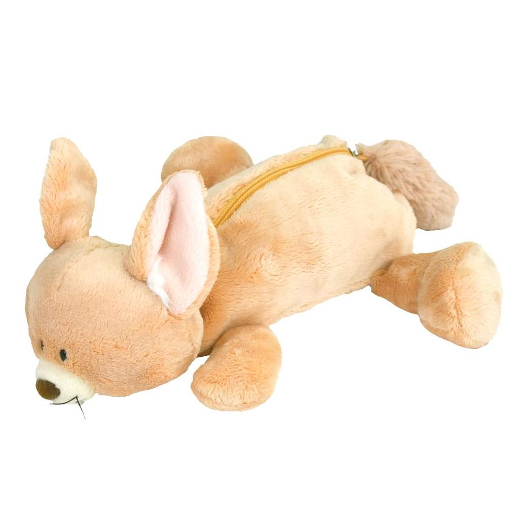 NICI Figure Pouch Fennec Fox Brown Pen Case Pencil Case