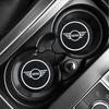 B4 A5 For Bmw Mini 1/2pcs Non-slip Car Water Cup Pad Coaster Rubber Mat Bottle Holder Interior Anti-skid Cup Holder For Mini Coo