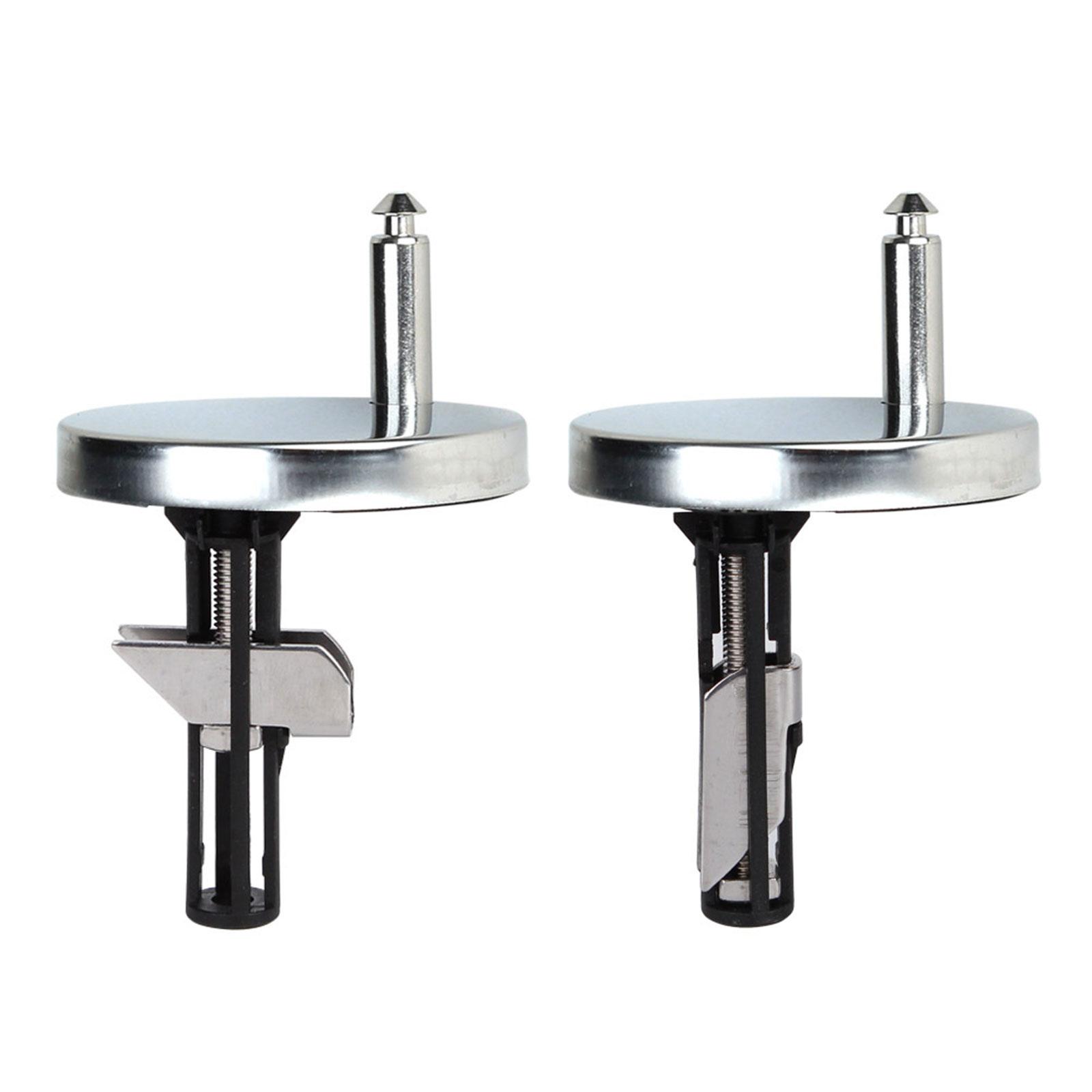 

Toilet Lid Hinge Screws Bathroom Toilet Cover Seat Hinge Connector Fixing Bolts for Standard Toilet Lids Easy to Install