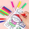 30/60pcs Mini Colored Markers Smooth Flow Vibrant Watercolor Pen Art Supplies Drawing Painting Tools Coloring Doodling ZSY