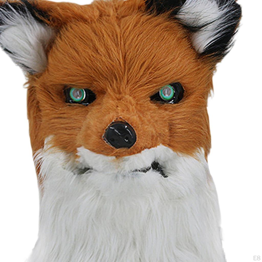 Animal Mask with Moving Jaw for Halloween And Cosplay Events