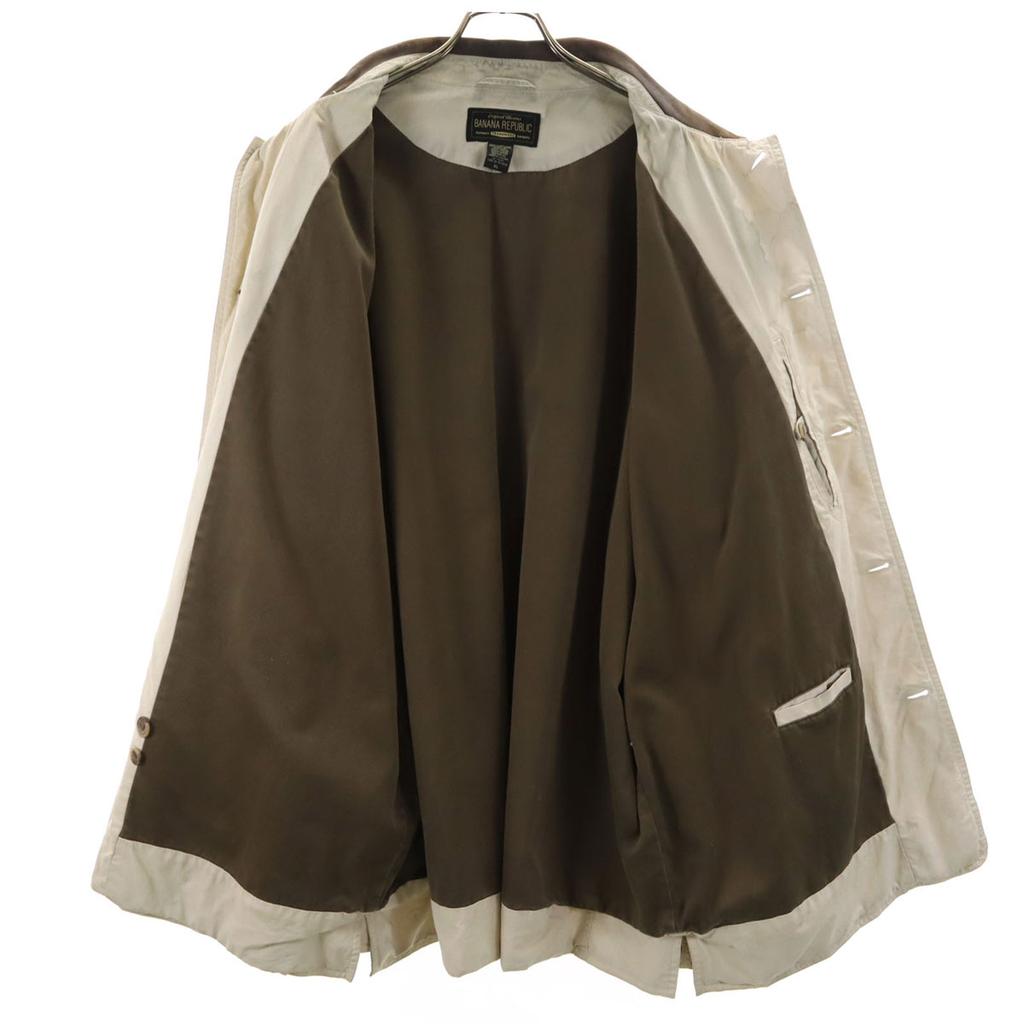 Banana Republic Płaszcz kołnierzowy Old Stainless z lat 90. 00. XL Gurege Męski Używany