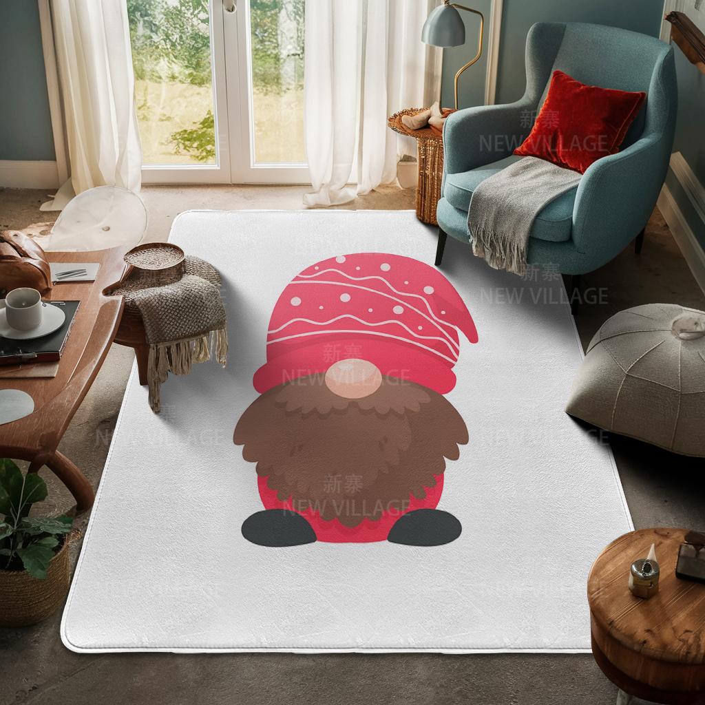 House Entrance Carpet Home Door Mat Living Room Bath Foot Bathroom Non-slip Water Absorption Rugs Bath Merry Christmas Winter