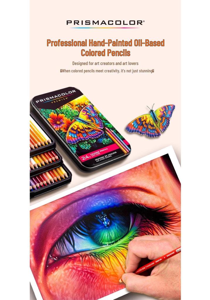 Prismacolor Sanfu Biliba Oil-Based Colored Pencil Set, 72-150 Colors for Hand-Drawn Art