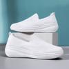 2025 Breathable Loafers Women Spring Summer Slip On Knitted Sports Shoes Woman Anti Slip Soft Sole Walking Shoes Lady