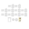 Child Safety Locks Prevent Hands Injuries Punch Free Magnetic Cabinet Locks for Drawers Type 4