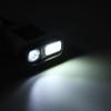 White Clip On Cap Light Double Light Source Rechargeable Headlamp LED Hat Light  Fishing Activities