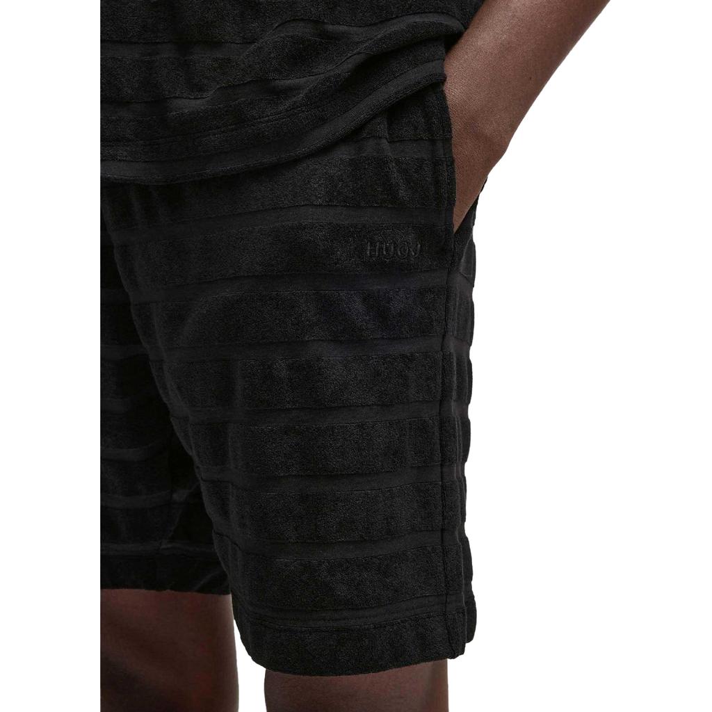 Hugo Herren Dutowel Streifen Lockere Passform Shorts