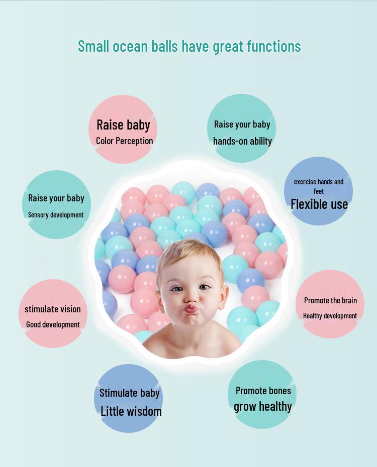 Macaron Inflatable Ball Pit with Bobo Balls for Kids