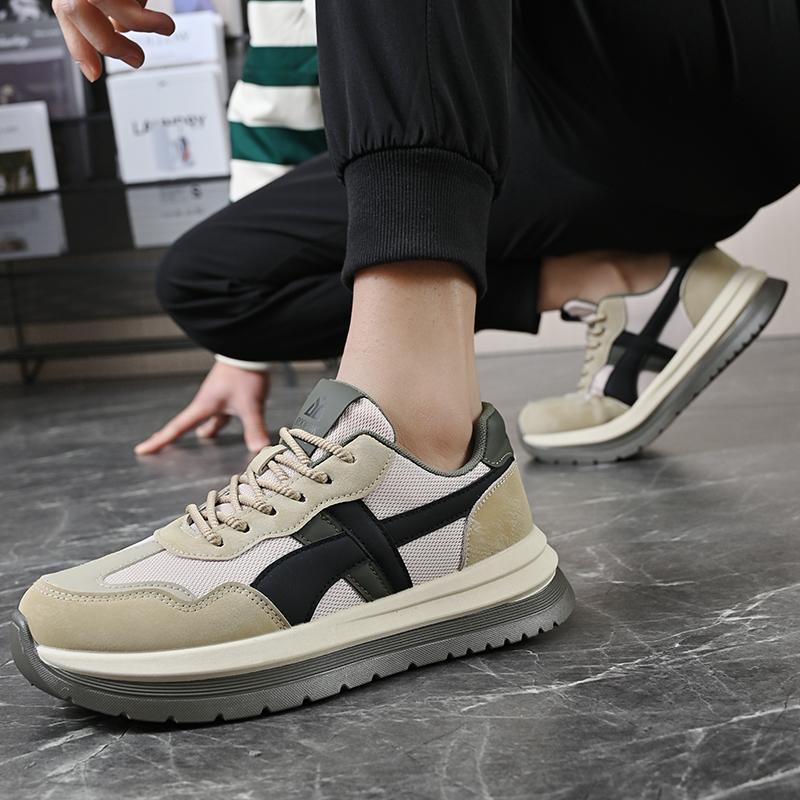 Fashion Classic Breathable Mens Sneakers Handmade Men's Vulcanize Footwear All-match Men Casual Hiking Shoes Brand Mens Lace-Up Flats