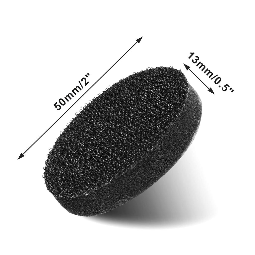 5 Pack 2 Inch Hook and Loop Soft Sponge Cushion Buffer Pad