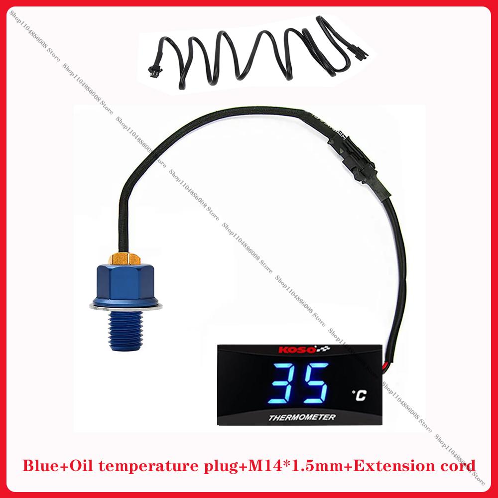 Motorcycle Temperature Measuring Instrument Koso Cylinder Head Temperature Sensor Water Temperature Gauge Oil Tempera Instrument