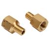 2pcs Brass Pipe Fitting Rustproof Versatile 1 8in NPT Female to Metric M8 M8X1.25 Male Pipe Adapter