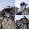 Outdoor Sun Protection Fisherman Hat With Large Brim For Men And Hiking Enthusiasts