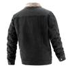 Herren-Jeansjacke, Herbst und Winter, koreanische Version, Revers, gewaschen, Modetrend, Herren-Plüsch und dicker Lamm-Plüsch-Clip