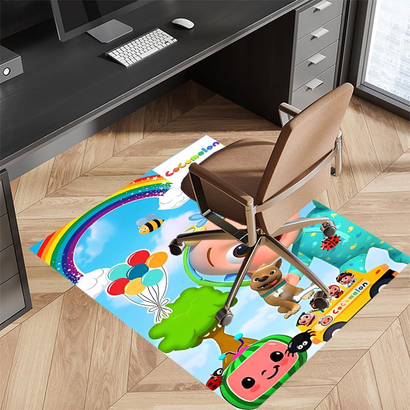 Jay Franco Cocomelon Printed Absorbent Washable Carpet, Non-Slip Bathroom Mats, Kitchen Rugs, Yoga Mat,Living Room Entrance, Camping Picnic Rugs