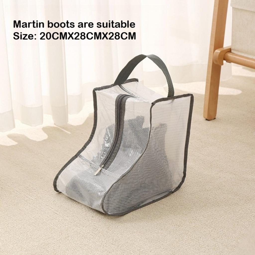 Shoe Storage Bag, Seasonal Long Boots, Dust Bag, Waterproof and Moisture-proof Clip Net Protection Set, Shoe Bag