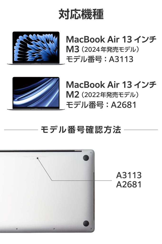 Elecom Hard Case for MacBook Air BMWMA2MPVCR 13-inch (M3 2024/M2 2023), Clear,