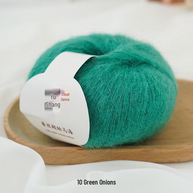 Mulberry Silk Mohair Yarn: Soft, Skin-Friendly, Hand-Knitted Baby Sweater Yarn