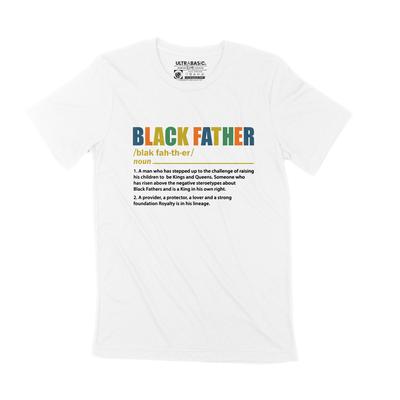 Herren T-Shirt Schwarz Vater Definition Vatertag Geschenke Graphic Tee