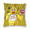 FNAF At Freddys Pillowcase Soft Fabric Cushion Cover Decorations  Throw Pillow Case Cover Home Zipper 4040cm