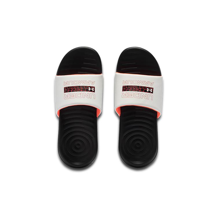Under Armour Ansa Graphic Slipper Black/White Women's 3024436-005