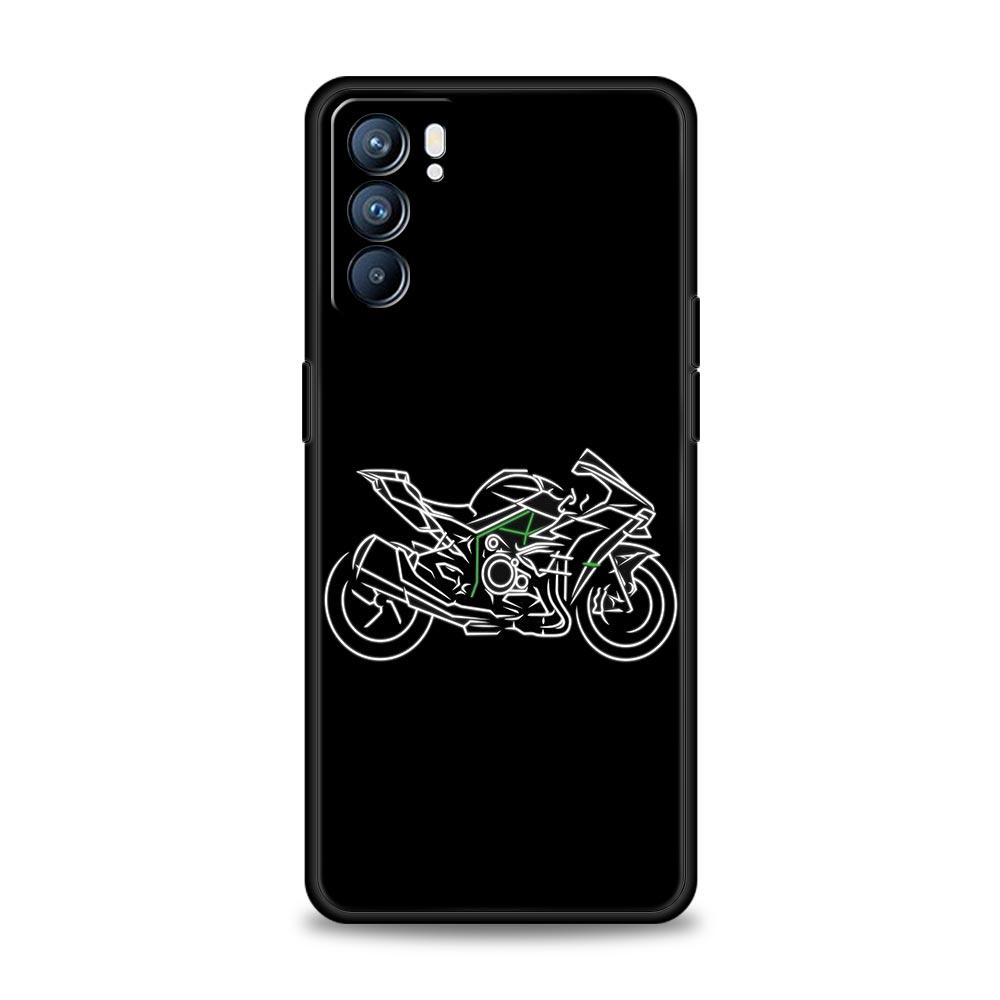 Moto Cross Motorcycle Phone Case For OPPO Find X5 A54 A53 A52 A9 2020 A15 A95 A76 A74 A12 Reno7 SE Reno6 Pro Plus 5G Cover