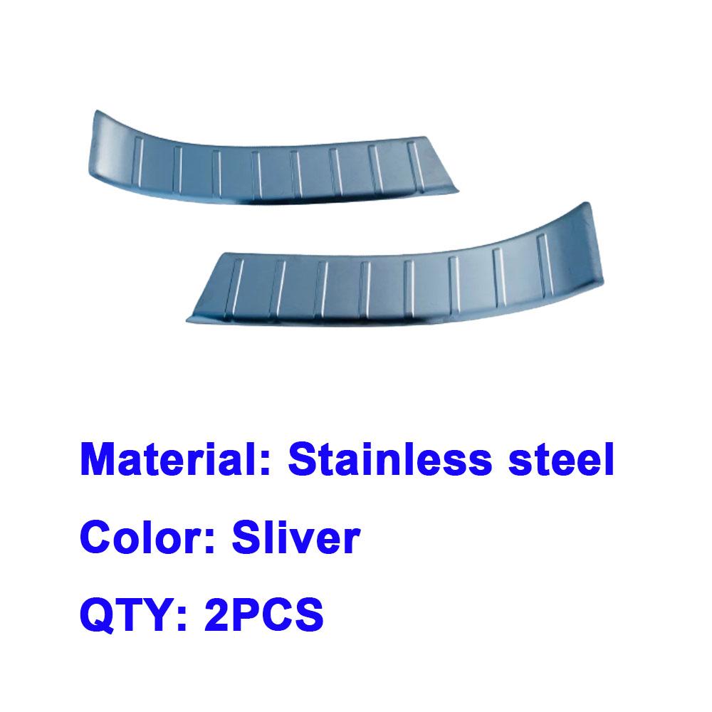 Car Inner Rear Bumper Trim Cover Frame Steel Threshold Pedal Sticker Auto Accessories For Nissan Qashqai J12 2024