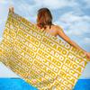 R-RicardS LOGO Microfiber Blanket Quick Drying Beach Towels Oversized Printing Super Absorbent Pool Towel Blanket