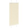 Cream Pleated Blind 60X100 Cm Fabric Width 59.4Cm