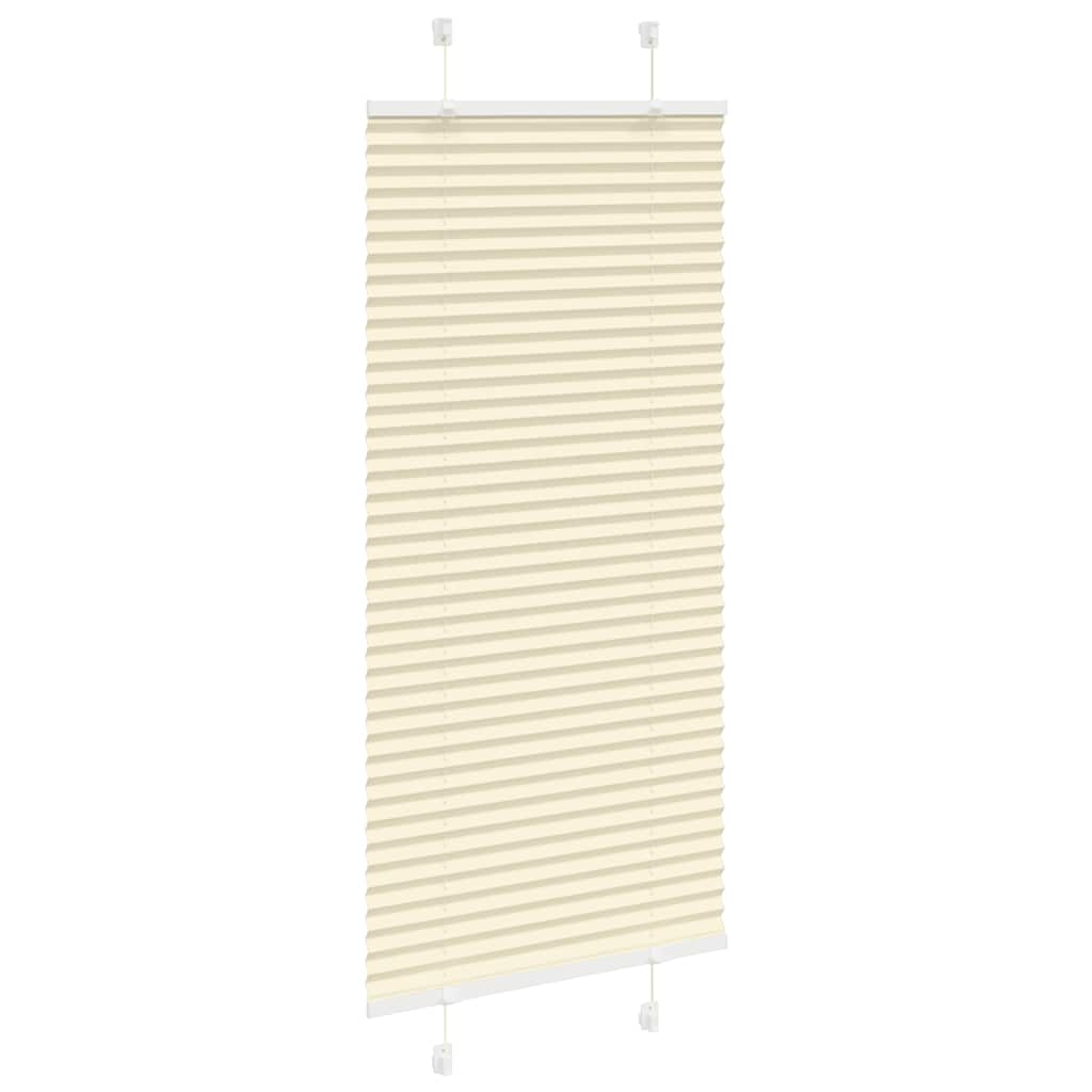 Cream Pleated Blind 60X100 Cm Fabric Width 59.4Cm