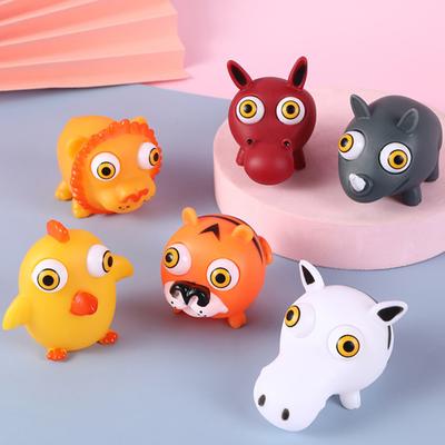 Popping Eyes Animal Squeeze Toy, Stress Relief Cartoon Animal Sensory Toy, Focus Aid Hand Relaxation Fidget Toy, Party Favors