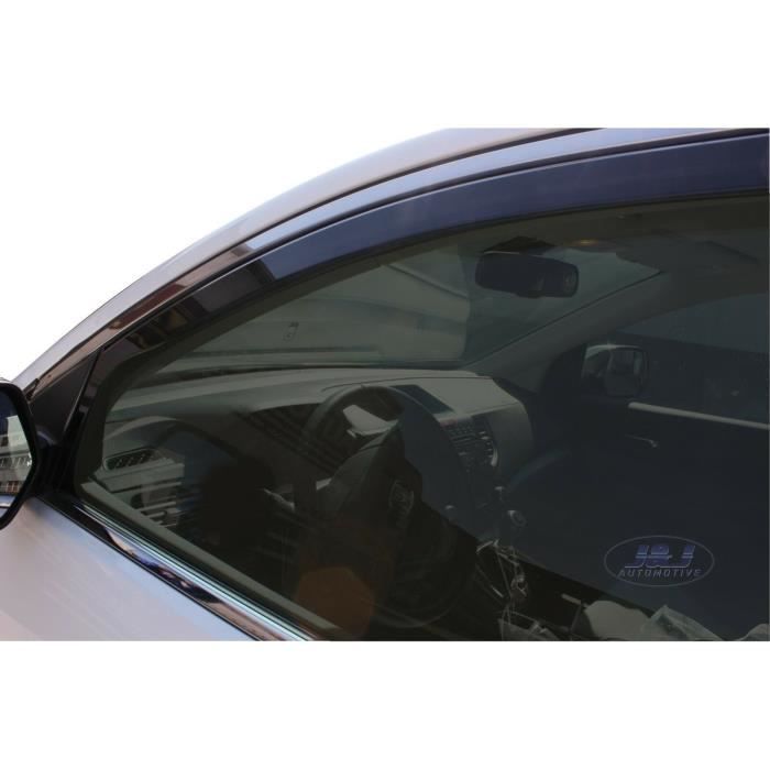 Air Deflectors - J&J AUTOMOTIVE - Honda CRV 2012-2017 - Smoked - Reinforced Acrylic - Easy Installation