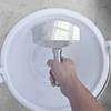 Stainless Steel Bucket Scoop Arc-shape Shovel Bucket Scoop Drywall and Plaster Tool for Drywall Finishing