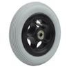 6-Inch Gray Tire Electric Wheelchair Front Wheel Ottobock Compatible