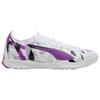 Puma Ultra 5 Series Soft Comfortable Stylish Soccer Shoes Unisex Soccer Shoes White Purple 108448-01