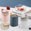 Automatic Pop-Up Toothpick Dispenser Portable Travel Container Sleek Desktop Decor for Kitchen Dining Table Refillable Gadget