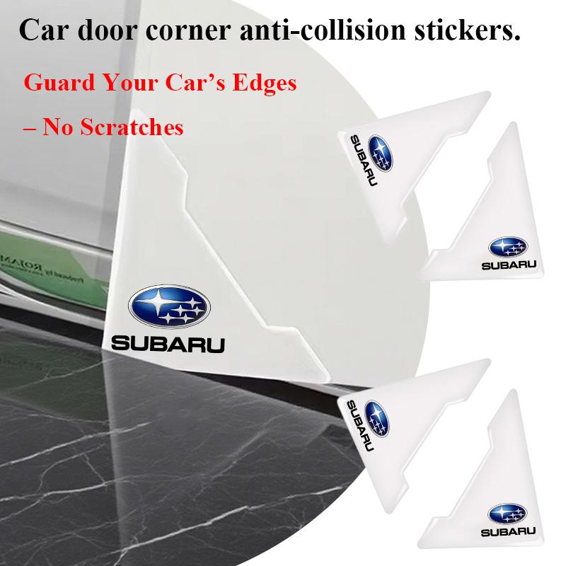 Anti-collision and anti-scratch stickers for car door corners For Subaru Forester impreza Outback Legacy Tribecacar WRC XV Car Z14