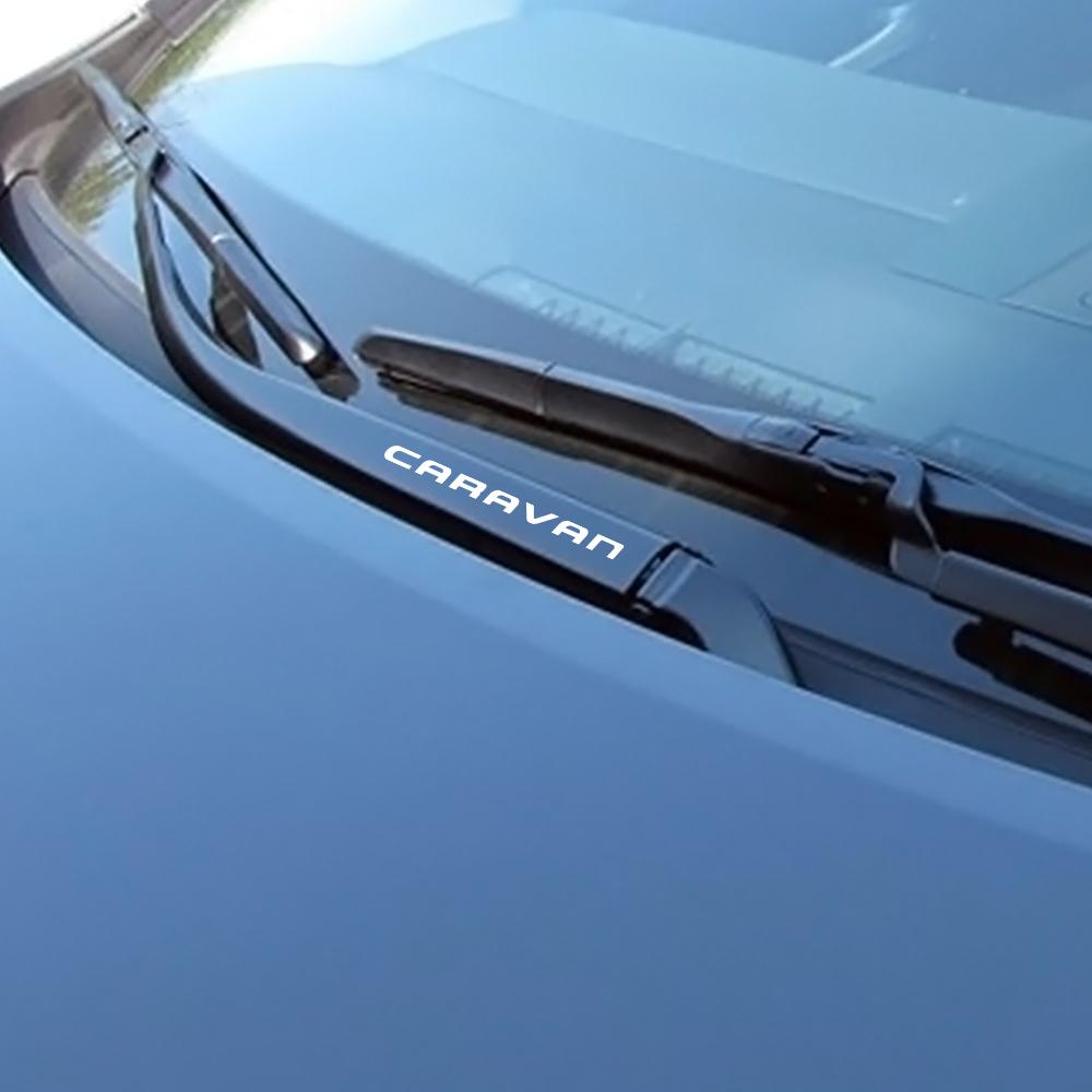 Car Windshield Wiper Stickers Accessories For Dodge AVENGER CALIBER CARAVAN CHALLENGER CHARGER DART DURANGO JOURNEY NITRO RAM U777