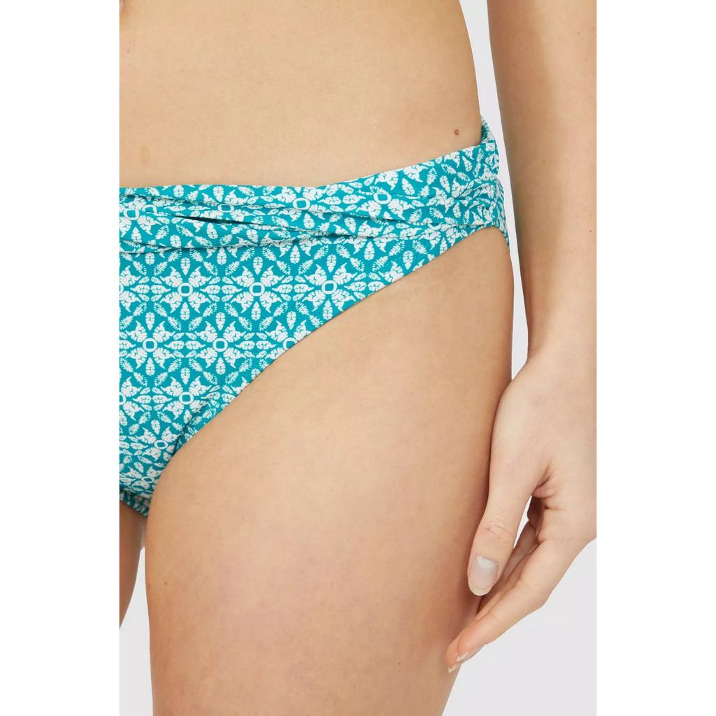Mantaray Womens/Ladies Savannah Tile Ruched Bikini Bottoms