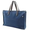 Hermes Kavasmira PM Handbag MedorHardware Navy Blue Canvas Unisex Used