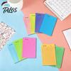 Horizontal Lined Sticky Labels Fluorescent Notepad, To-do Lists with Check Boxes Reliable Adhesive Notes for Planning Multi-colored Notes, Increase