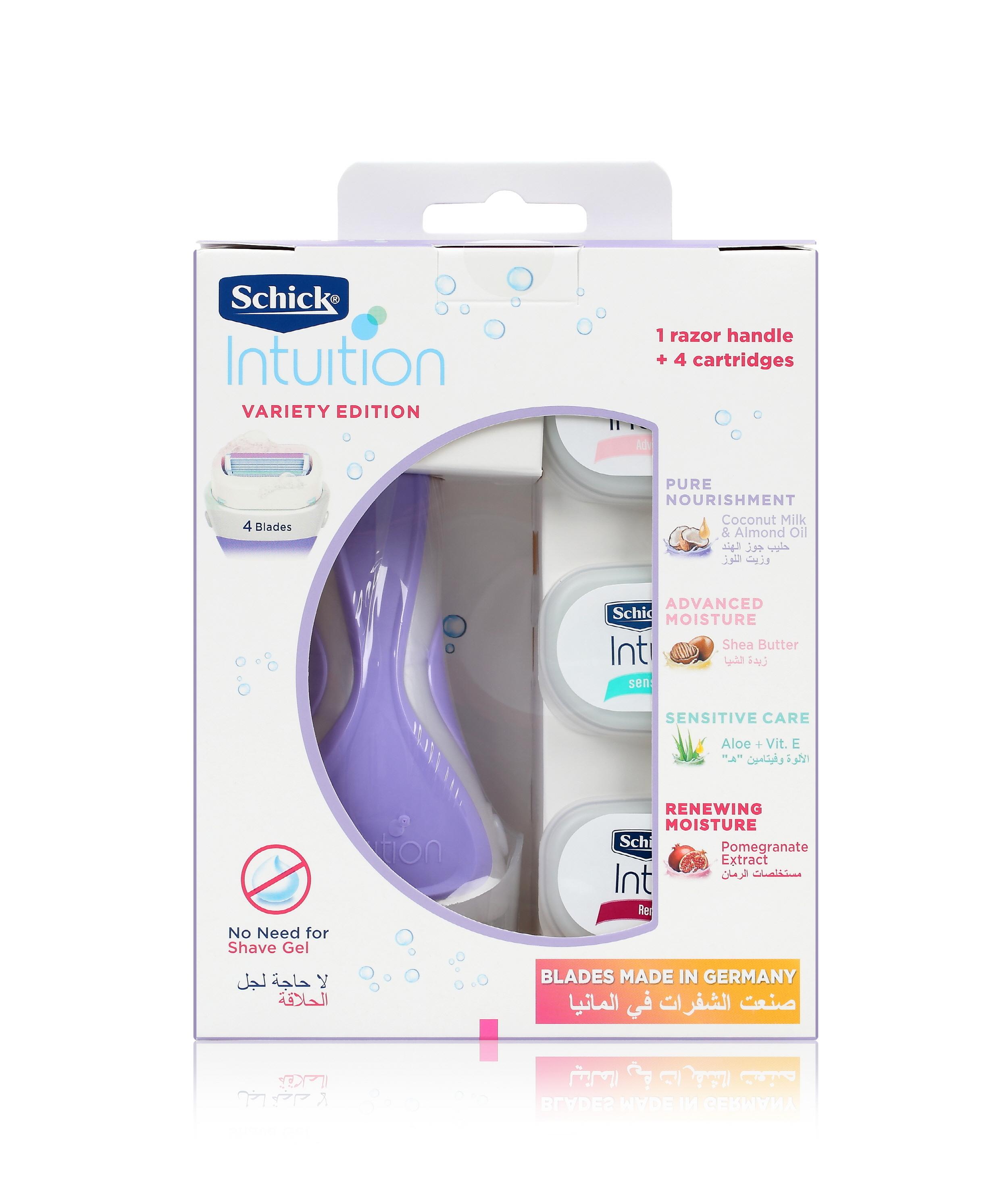 

Бритва Chic Intuition, специальное разнообразие, 3 типа, выберите 1 Purple hair removal device