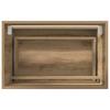 Bathroom Furniture Set 2 Pcs Artisan Oak Plywood and Metal
