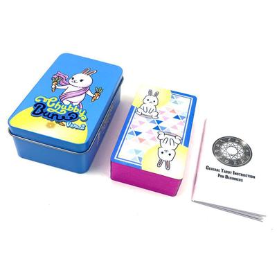 Tarot Game Card Game Waite Iron Box Tarot Suit Card Board Game Bronzing Oracle Card Party Multiplayer Casual Game