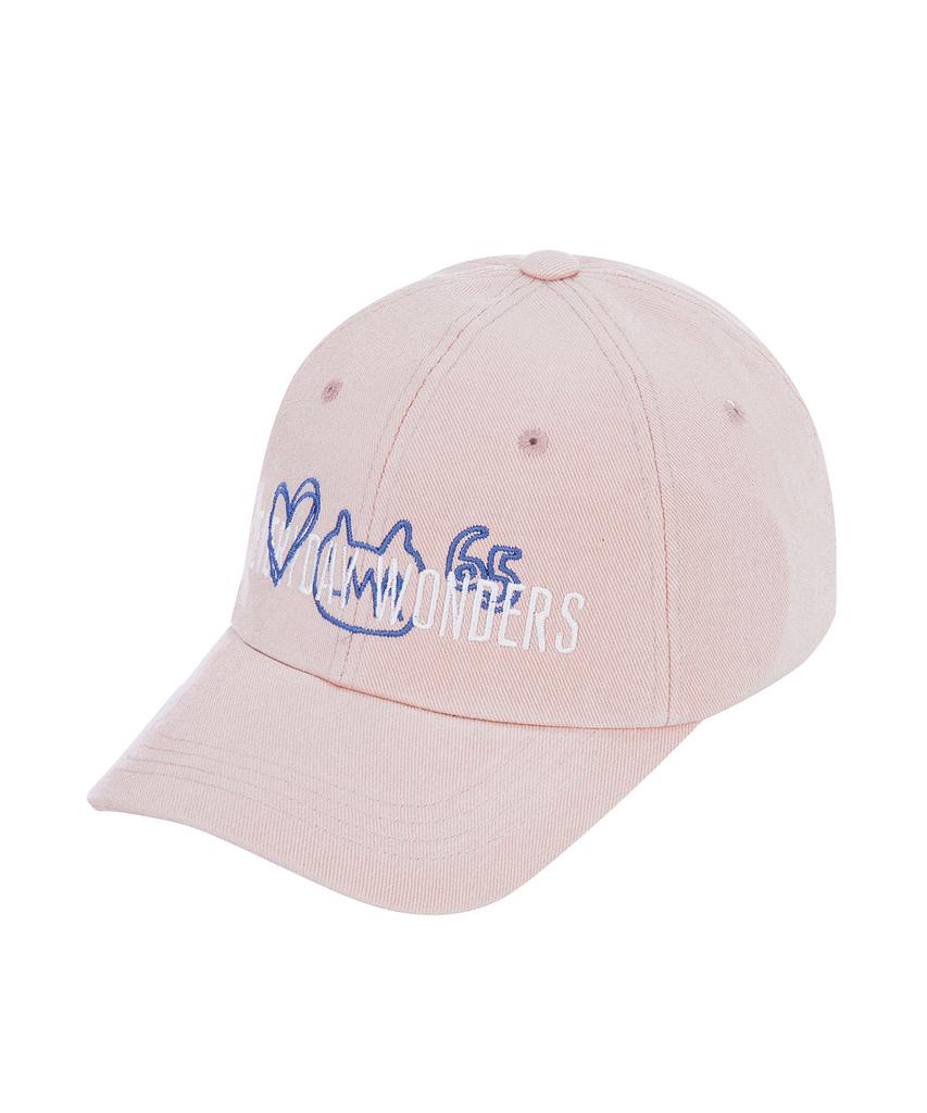 LMR Drawing Graphic Lettering Ball Cap Pink