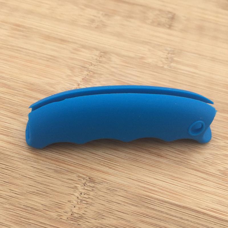 

A1686 Силиконовый овощеподъемник и подъемник для пакетов конфетного цвета - Легкий шоппинг, защита рук синий